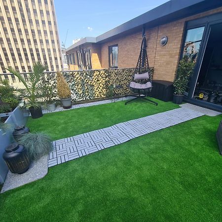 Ferienwohnung Luxury 9Ine Penthouse With Garden & Jacuzzi Birmingham Exterior foto